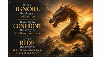 Chinese proverb of the day: “If you ignore the dragon, it will eat you. If you try to…” |
