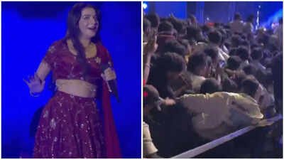 Dhurandhar singer Jasmine Sandlas pauses Dehradun concert after barricade collapse near audience area; urges team to prioritise safety | Hindi Movie News