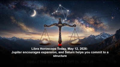 Libra Horoscope Today, May 12, 2026: Jupiter encourages expansion, and Saturn helps you commit to a structure