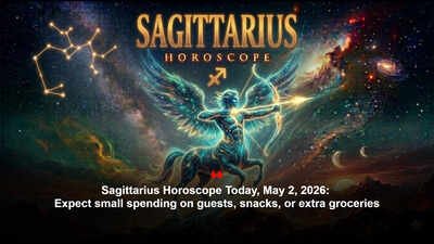 Sagittarius Horoscope Today, May 2, 2026: Expect small spending on guests, snacks, or extra groceries