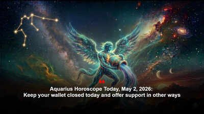 Aquarius Horoscope Today, May 2, 2026: Keep your wallet closed today and offer support in other ways