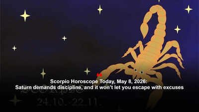 Scorpio Horoscope Today, May 8, 2026: Saturn demands discipline, and it won’t let you escape with excuses