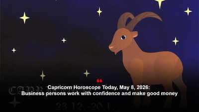 Capricorn Horoscope Today, May 8, 2026: Business persons work with confidence and make good money