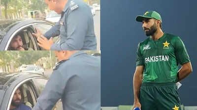 'Ek chakke ke kitne paise milte hain?': Pakistan cricketer's chat with police goes viral - WATCH | Cricket News