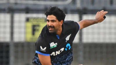 New Zealand's Ish Sodhi scripts T20I history, surpasses Tim Southee against Bangladesh to... | Cricket News