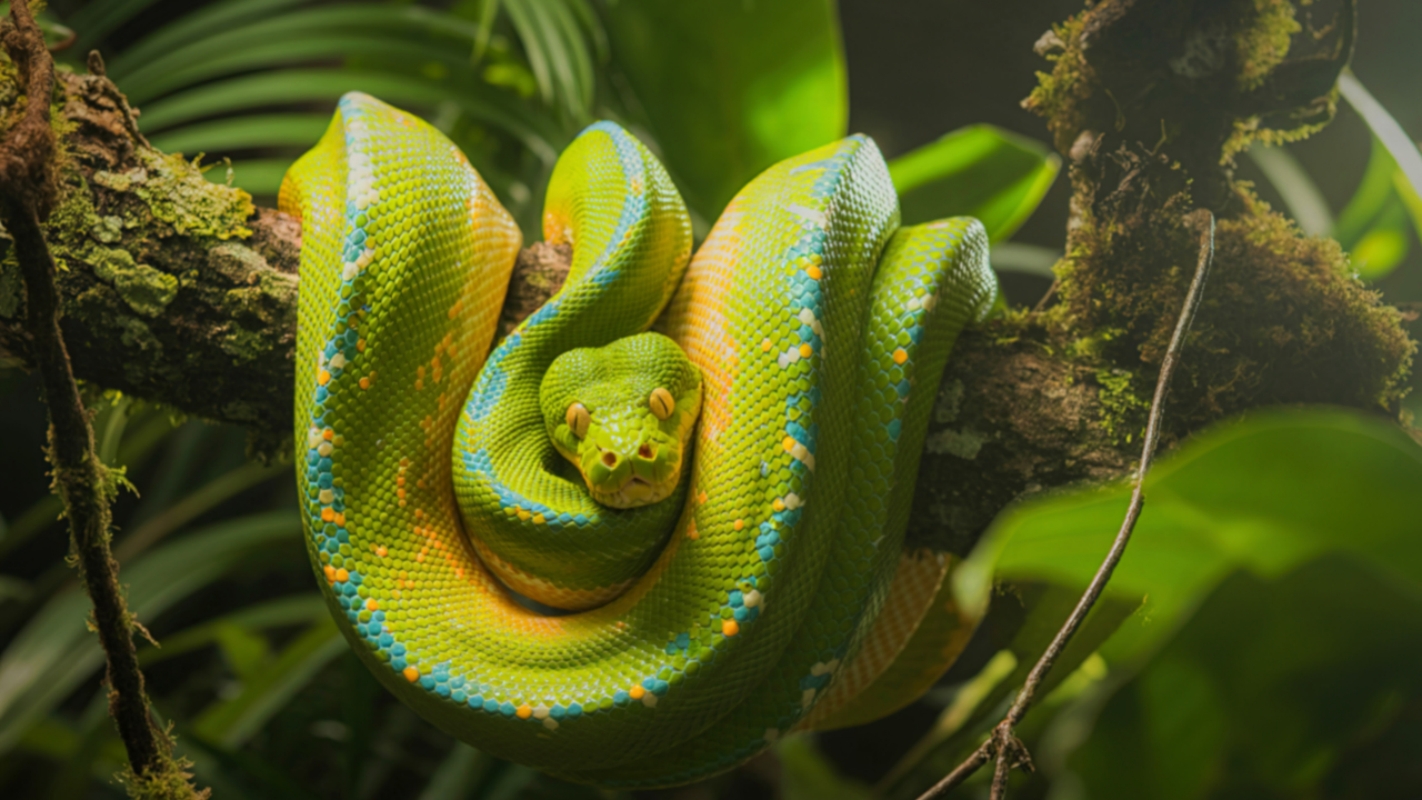 7 snakes with colours so bright they look AI-generated