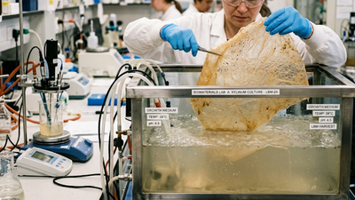 Scientists grow a bacteria-made “living” supermaterial that could replace plastic |