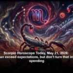 Scorpio Horoscope Today, May 21, 2026: Earnings can exceed expectations, but don’t turn that into careless spending