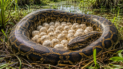 120 Burmese python eggs discovered in Florida’s Everglades