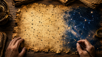 The universe hidden in ink: A 2,000-year-old lost map of the night sky is coming back into recognition hidden in ancient manuscripts