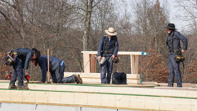 Unsung heroes: Amish volunteers rebuild dozens of homes and bridges for free after Hurricane Helene in North Carolina