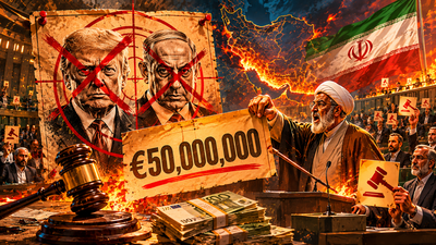 Iran plans €50 million bounty on 'gambler' Donald Trump, 'child-killer' Netanyahu for 'whoever sends them to hell' - report