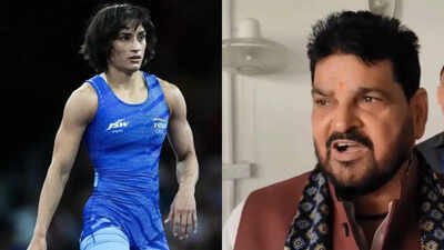 'Mere liye 'raita' phaila kar gayi hain devi ji': Brij Bhushan Sharan Singh reacts to Vinesh Phogat controversy - WATCH | More sports News