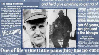 The man who hiccupped more than 430 million times over 68 years