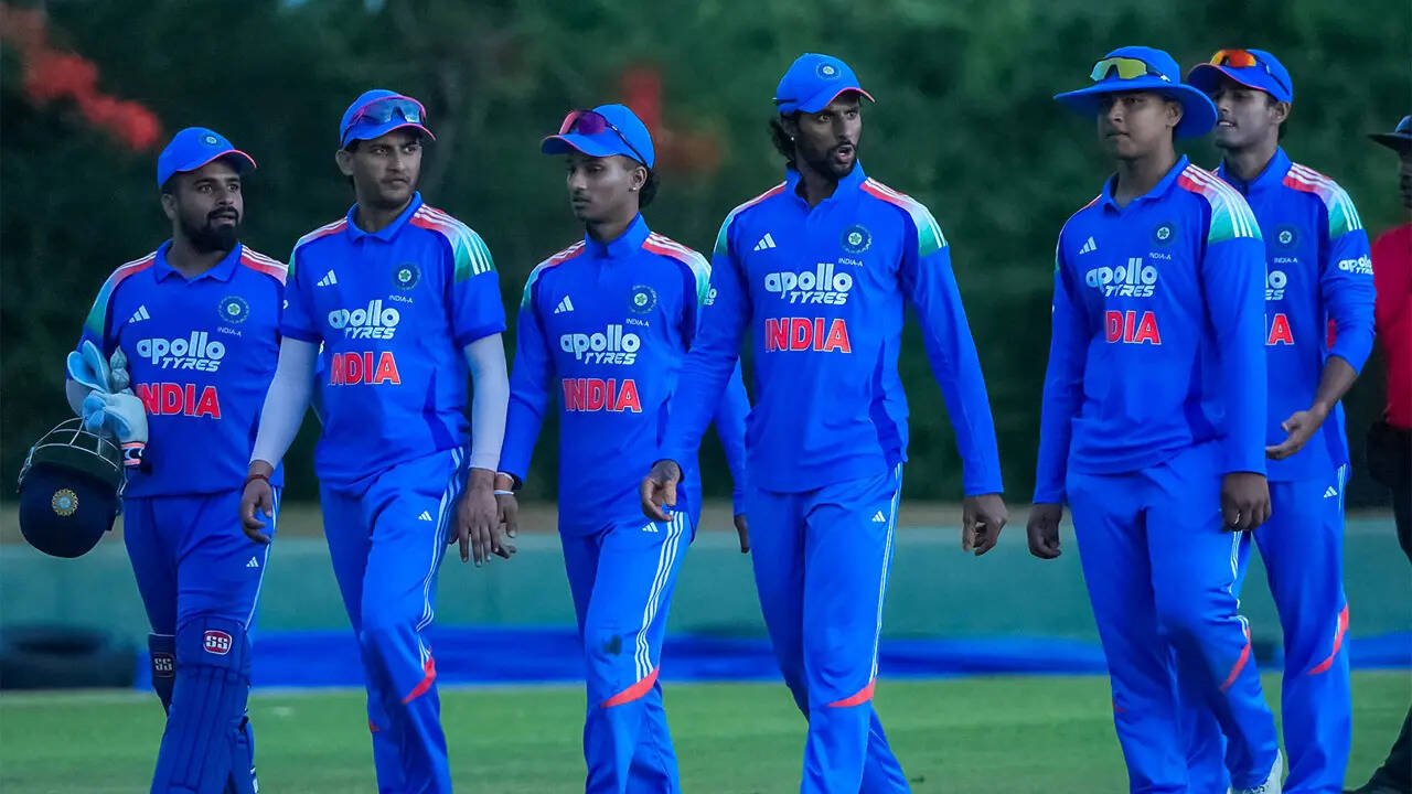 IND A vs SL A Live: India under pressure after Samarawickrama's 50 anchors Lankan chase