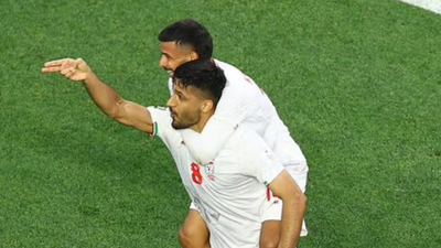 Iran's goal-scorer Mohebi's 'gun' celebration angers fans, sparks calls for FIFA World Cup 2026 ban | Football News