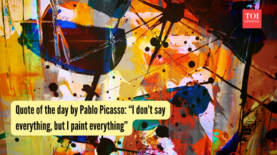 Quote of the day by Pablo Picasso: “I don’t say everything, but I paint everything”