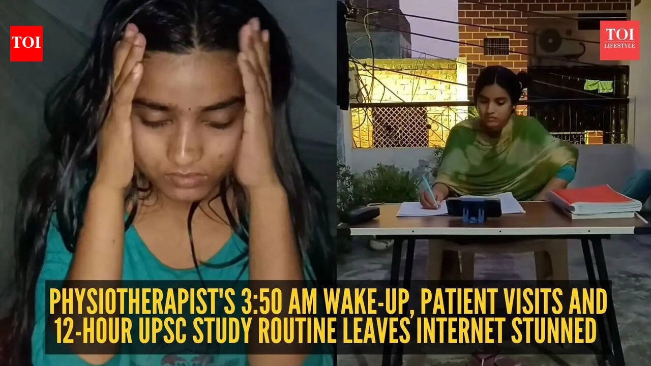 ‘Didi break lete bhi ho ya nahi’: Physiotherapist's 3:50 am wake-up, patient visits and 12-hour UPSC study routine leaves internet stunned