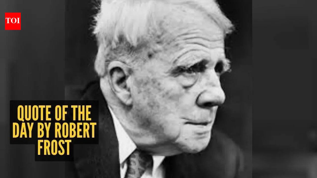 Robert Frost Quotes: Quote of the day by Robert Frost: “In three words I can sum up everything I've learned about life: it...”