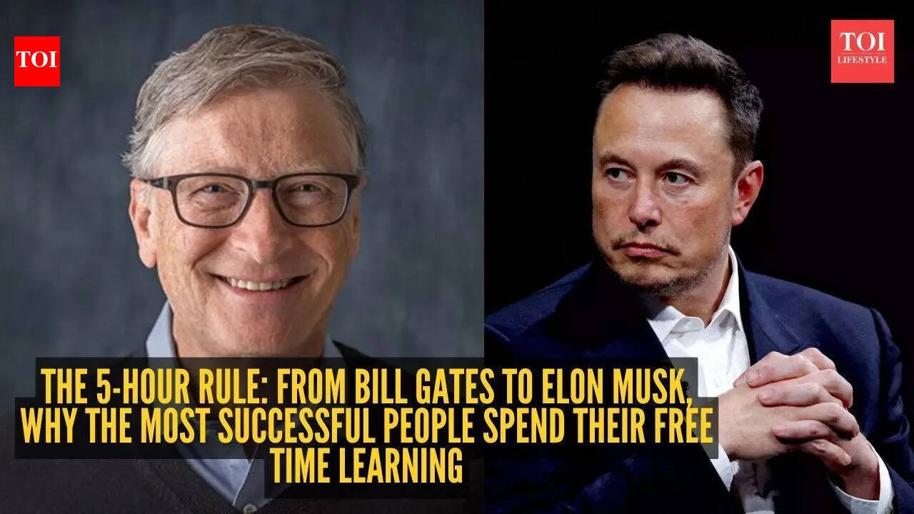 The 5-hour rule: From Bill Gates to Elon Musk, why the most successful people spend their free time learning