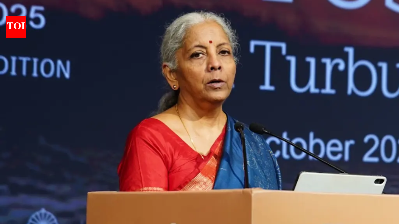 Rupee-dollar movement driven by global and domestic factors, FM Sitharaman says RBI steps in only to curb volatility