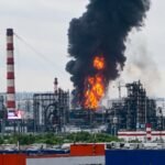 Ukraine Drone Attack: 'Dragging out of war': Ukraine hits Moscow region's largest refinery in deep-strike attack - video
