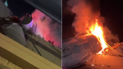 Texas plane crash: Video captures rescuers trying to free people through cockpit window