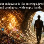 “Life without endeavour is like entering a jewel mine and coming out...”