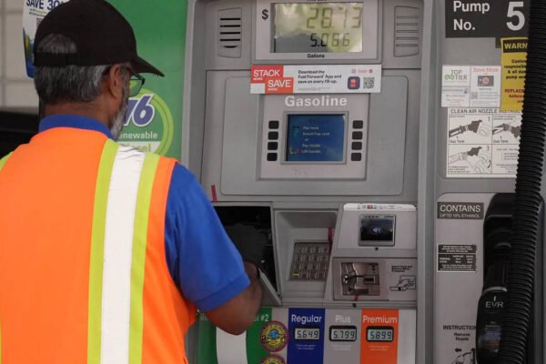 US gas dips below $4 again, yet household budgets remain under pressure