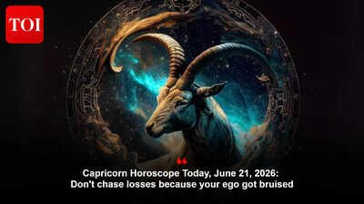 Capricorn Horoscope Today, June 21, 2026: Don't chase losses because your ego got bruised