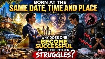 Born at the same date, time and place; Why does one become successful while the other struggles?