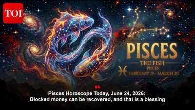 Pisces Horoscope Today, June 24, 2026: Blocked money can be recovered, and that is a blessing