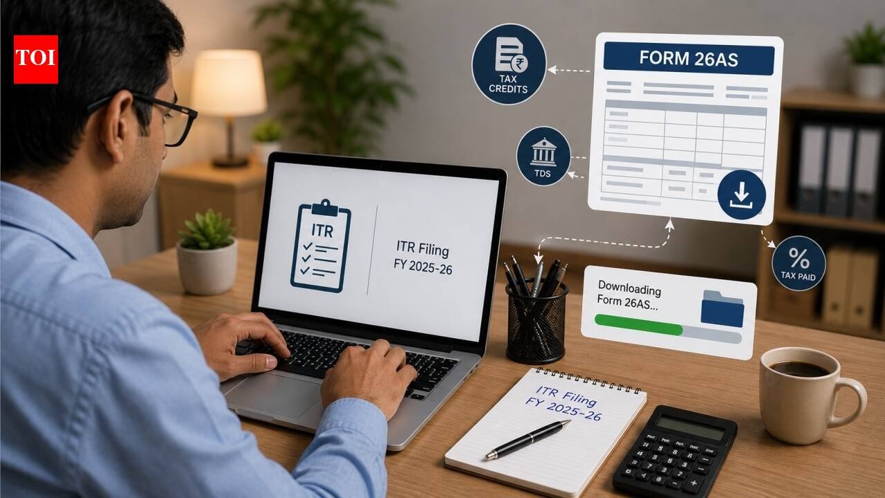 ITR filing FY 2025-26: Why Form 26AS is important for tax returns & how to download it online