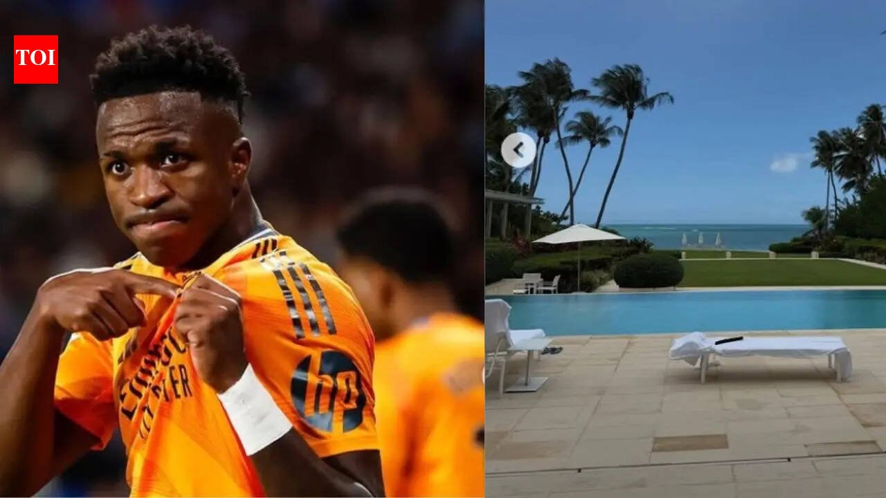Real Madrid star Vinícius Júnior’s ₹64 crore-worth mansion is packed with a private cinema, two swimming pools and a football trophy cabinet