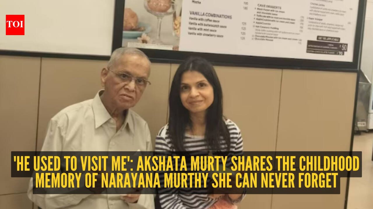 'I thought he was just a visitor': Akshata Murty's emotional first memory of father Narayana Murthy