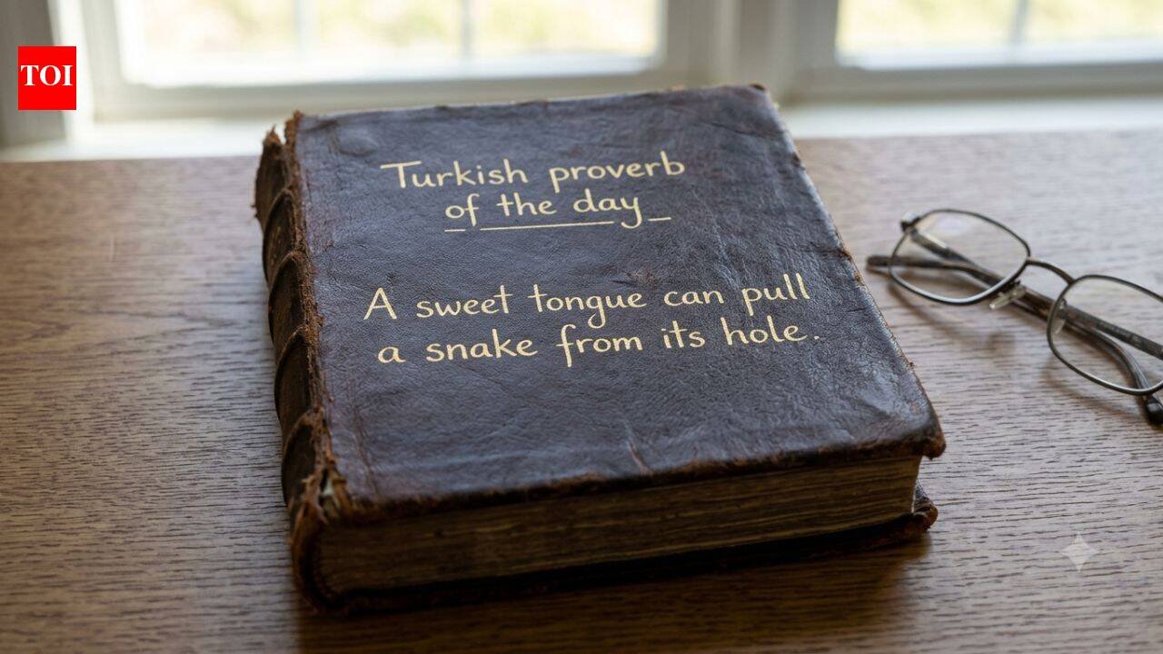 Turkish proverb of the day: "A sweet tongue can pull a snake from its hole." - why gentle words achieve what force cannot |