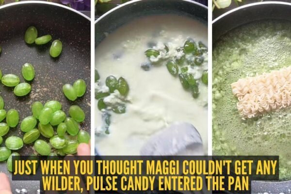 Maggi Recipe: Just when you thought Maggi couldn't get any wilder, Pulse Candy entered the pan; internet says, ‘Maggi ke saath atyachar ho raha hai’
