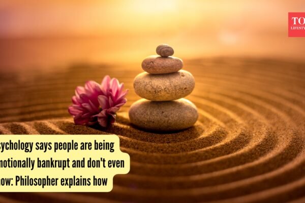 Psychology says people are being emotionally bankrupt and don't even know: Philosopher explains how
