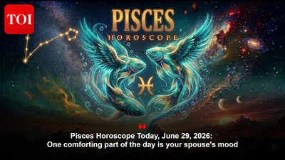 Pisces Horoscope Today, June 29, 2026: One comforting part of the day is your spouse's mood