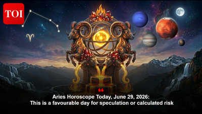 Aries Horoscope Today, June 29, 2026: This is a favourable day for speculation or calculated risk
