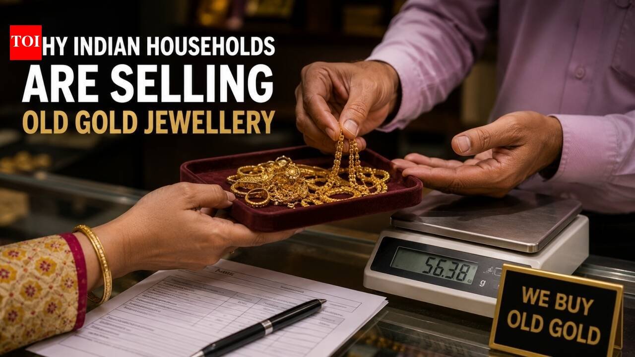 Gold price crash: Why Indian households are rushing to sell their old gold jewellery