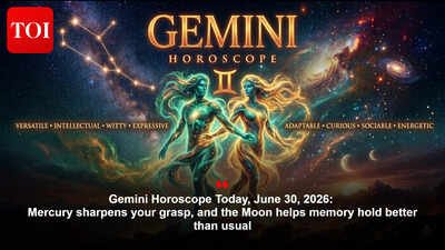 Gemini Horoscope Today, June 30, 2026: Mercury sharpens your grasp, and the Moon helps memory hold better than usual