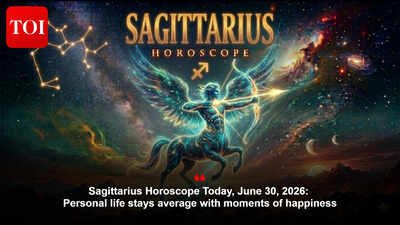 Sagittarius Horoscope Today, June 30, 2026: Personal life stays average with moments of happiness
