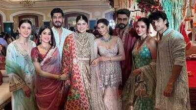 Anshula Kapoor and Rohan Thakkar's pre-wedding festivities: Shanaya, Arjun, Janhvi and Khushi join family celebrations | Hindi Movie News