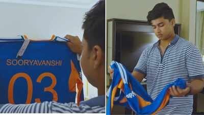 'Sometimes things happen that you never imagined': Vaibhav Sooryavanshi gets emotional after receiving India jersey - Watch | Cricket News