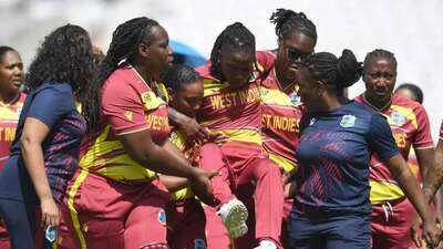 Scary scenes! Deandra Dottin carried off moments before Women's T20 World Cup semi-final - WATCH | Cricket News