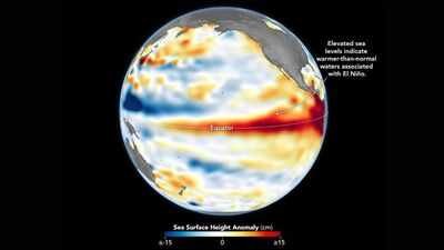 El Niño 2026: NASA satellites capture massive surge of warm water across the Pacific |