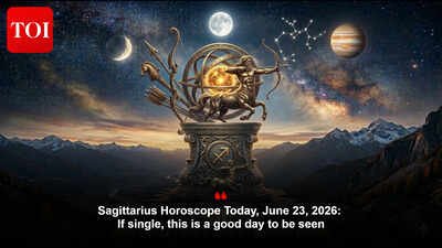 Sagittarius Horoscope Today, June 23, 2026: If single, this is a good day to be seen