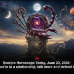 Scorpio Horoscope Today, June 23, 2026: If you're in a relationship, talk more and defend less