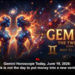 Gemini Horoscope Today, June 19, 2026: This is not the day to put money into a new venture
